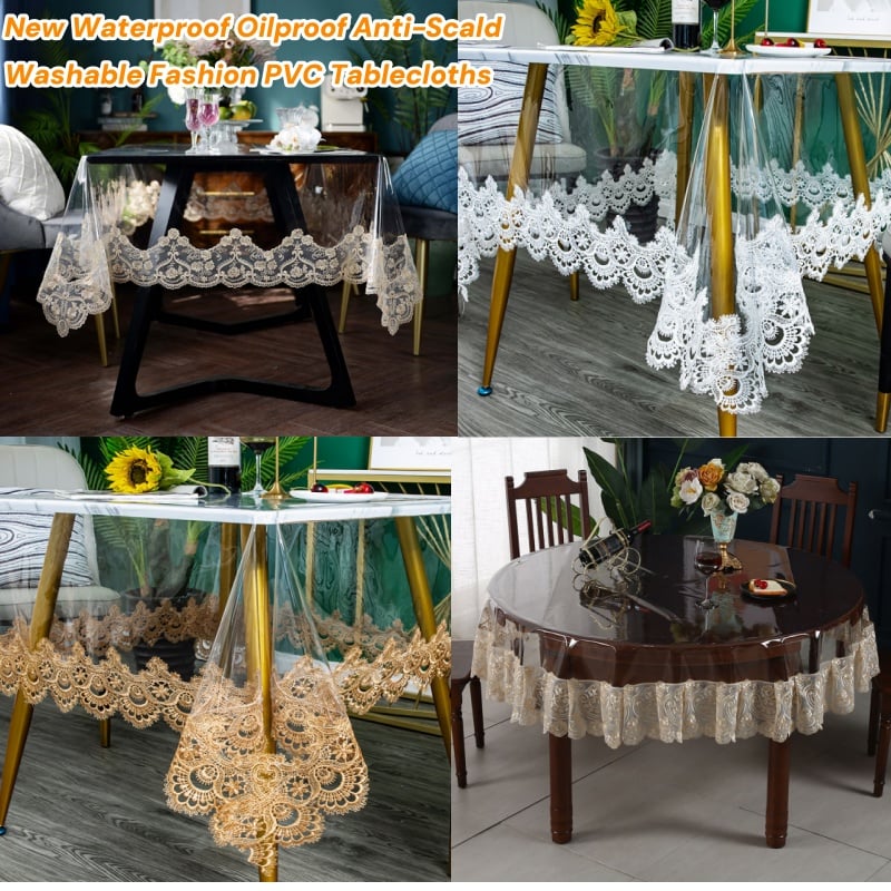 🎄🎁Stain-resistant Wash-Free Tablecloth